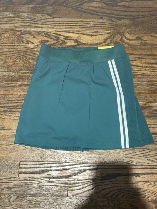 all in motion Pants - Women’s Athletic Dark Green Skirt with White Stripe